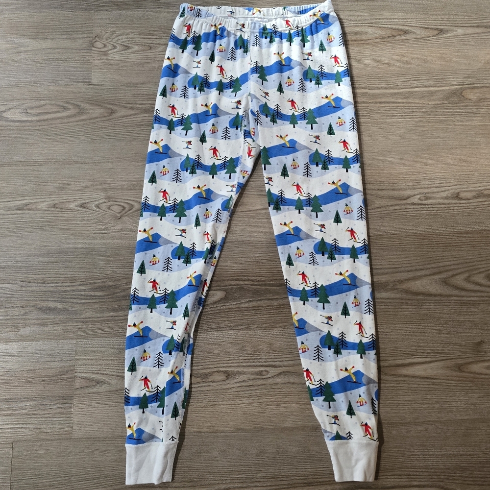 Hanna Andersson Ski Print Pajama Pants Holiday Pj